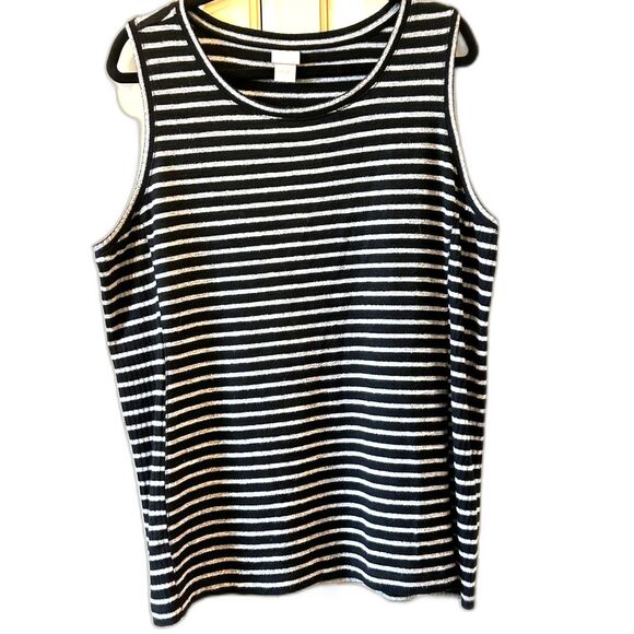 Chico's Zenergy Striped Tank Top - Chico's Size 3/XL - Picture 2 of 5